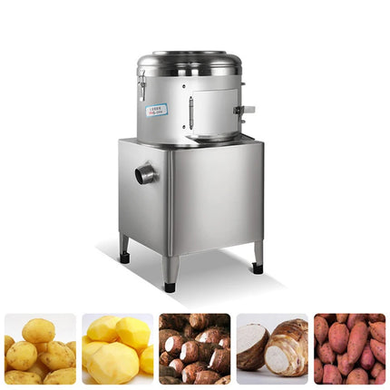 PP8 Automatic Small Peeling Machine 370W commercial canteen taro, ginger, potato and sweet potato cleaning and peeling artifact