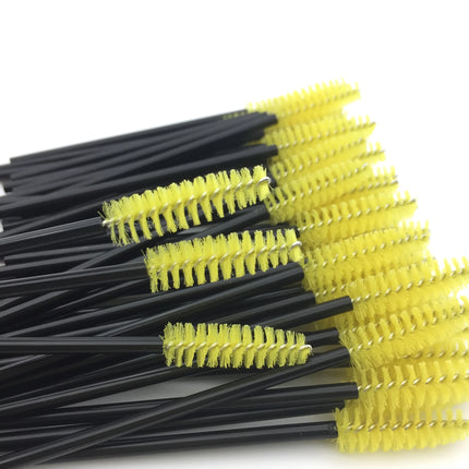 5/25/50 PCS Makeup Brushes Pink Crystal Eyelashes Brush Reusable Fake Lashes Extension Supplies False Eyelash Make up Tool Hot