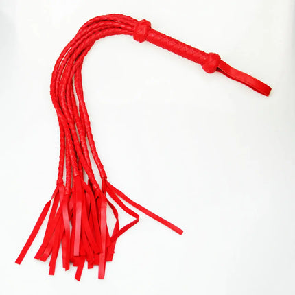 80CM Long Leather Hand-Knitted 8Tails Whip BDSM Fetish Flogger Adult Erotic Toys For Couples Slave SM Queen Master Spank
