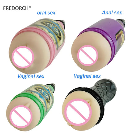 FREDORCH Lot Types Traditional Sex Machine A2 / F2 Attachment 3XLR Attachment Dildo Suction Cup Sex Love Machine For Women Man