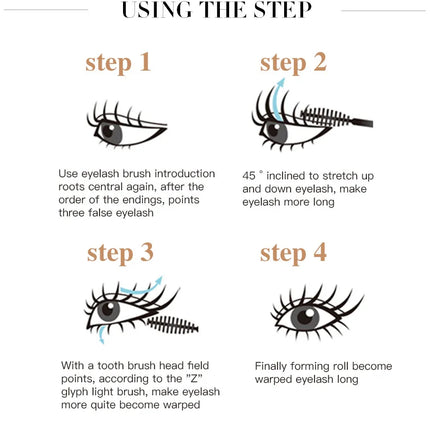 4d Silk Fiber Lash Mascara Curling Volume Eyelashes Waterproof Liquid 3D Fiber Lash Extension Mascara Cosmetic