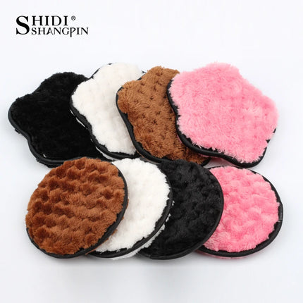 3PCS Makeup Removal Sponge Flutter Wash Cleaning Cotton Flapping Reusable Wet Sponge Face Puff Soft Natural Cleaner Tools NEW