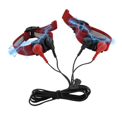 Electro Shock Therapy Conductive Elastic Penis Ring,Electric Play Cock And Ball Stretcher,E-stim Bdsm Toy,Men Electro Stimulator