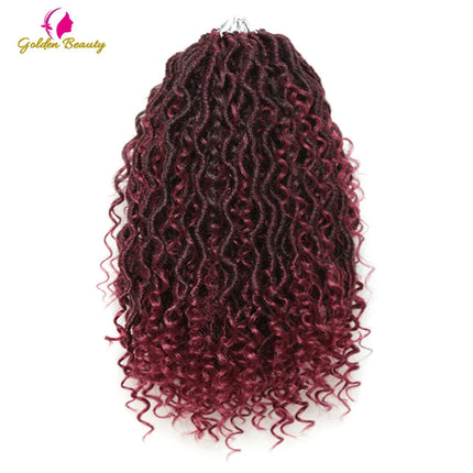 Goddess Locs Synthetic Crochet Hair river locs crochet hair  Locks Crochet hair faux locs fulcrum 14inch 18inch Beauty