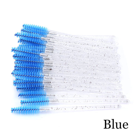 50Pcs Eyelash Extension Disposable Eyebrow Brush Mascara Wand Applicator Spoolers Eye Lashes Cosmetic Brushes Set Makeup Tools