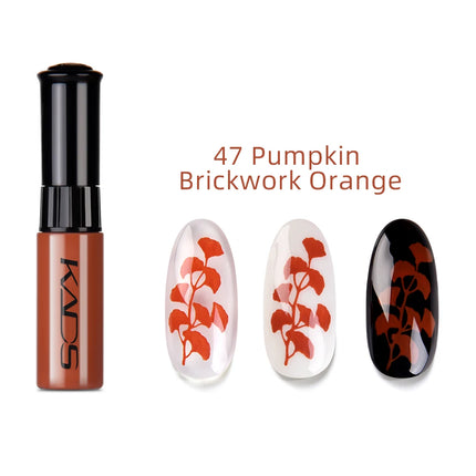 KADS Nail Polish Stamping Nail Art Lacquer 1Bottle/LOT Lacquer Nail Stamping Polish 47 Color Optional Template polish