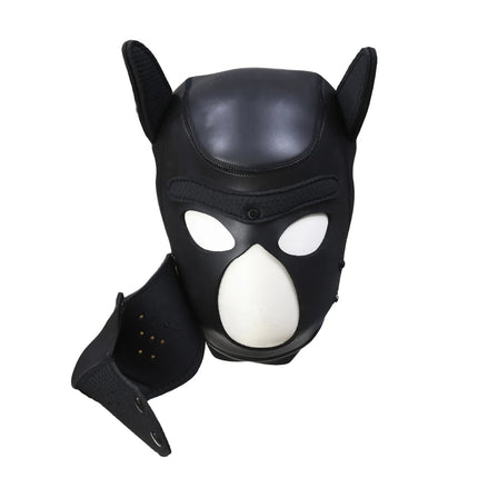 20 Styles Neoprene Puppy Play Dog Hood Mask,Bdsm Bondage Slave Pet Roleplay Party Pup Mask,Removable Muzzle,Couple Flirt Sex Toy