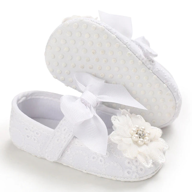 VALEN SINA Spring And Autumn 0-18 Months Baby Walking Shoes Flowers Soft Soles Breathable Baby Shoes Princess Shoes