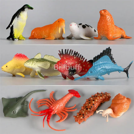 Hot Insect Farm Animals Spider Butterfly Fish Dinosaur Dog Cat Horse Models Action Figures Early Educational Toys Christmas gift