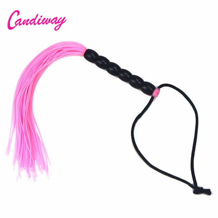 Trick Tails Rubber Whip Fetish Spanking Paddle Fantasy Flogger Sex Toys For Couples SM Queen Policy Knout Night Adult Products