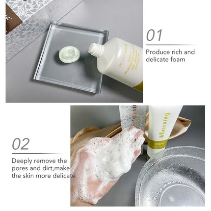 AILKE Anti-Aging Wrinkle Whitening Skin Care Face Cream With Collagen Rose Moisturizing Brightening Women Facial Korean Cosmetic