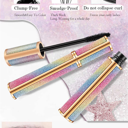 3D Mascara Makeup Lengthening Eyelash Extension Women Waterproof Fast Dry Long-wearing Lasting Mascara Big Eye Cosmetic