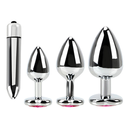 Stainless Steel Butt Plug Vibrators For Women Vaginal Erotic Massager Sex Products Anal Plugs Dildo Beads Sex Toy Vagina Insert