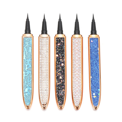 Self-adhesive Magic Lash Liner Glue Pen Non Magnetic No Glue Diamond Glitter Liquid Eyeliner Waterproof Longlasting Fast Dry