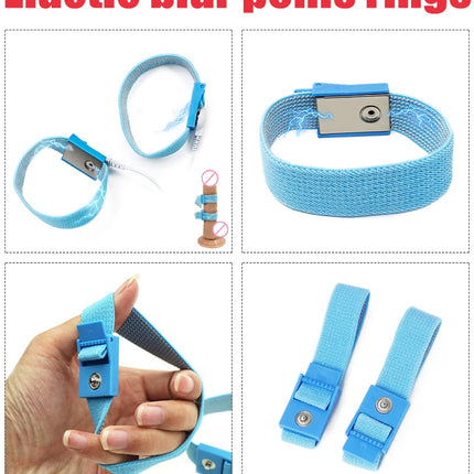 Teaser Electric Shock Sex Toys,Electro Pulse Anal Plug Penis Plug Nipple Clamp Cock Ring,Strong Power Box,SM Product Accessories