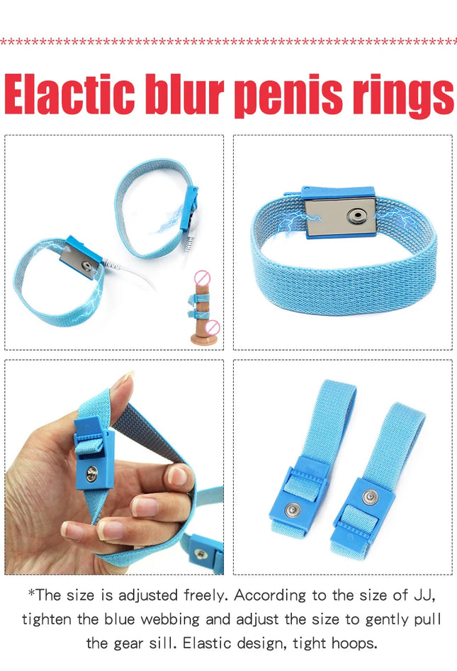 Electric Shock Sex Toys Teaser, Electro Pulse Anal Plug Penis Plug Nipple Clamp Cock Ring, Strong Power Box, SM Product Accessories