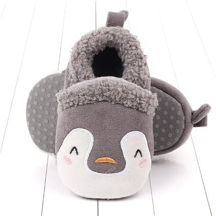 Super Keep Warm Infant Slippers Toddler Baby Shoes Baby Boy Girl Knit Crib Shoes Cute Cartoon Anti-slip Prewalker Baby Slippers