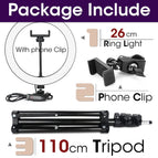 26cm and 110cmTripod
