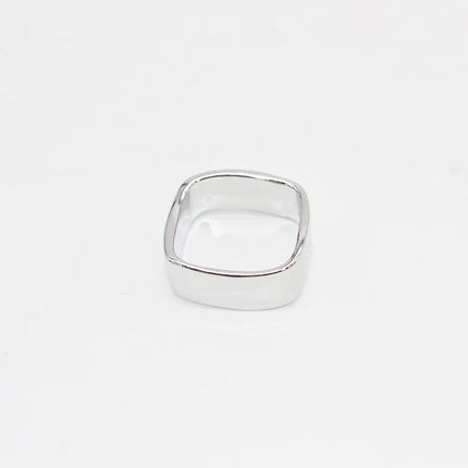 Ambi Ring  (Silver/Black) Magic Tricks Circle Square Magia Magician Accessories Close Up Street Optical Illusion Gimmick Props