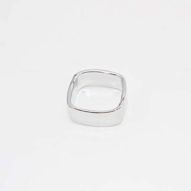 Ambi Ring (Silver/Black) Magic Tricks Circle Square Magia Magician Accessories Close Up Street Optical Illusion Gimmick Props
