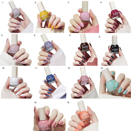 10ml Matte Nail Polish Convenient Water Proof Dry Quickly Resin Matte Set Nail Supplies for Professionals