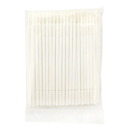 100pcs/Pack Bendable Micro Brushes Disposable Microbrush Applicators Eyelash Extensions Eyelash Glue Cleaning Brush for Eyelash