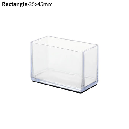 4Pcs Rubber Square Rectangle Floor Protector Pads Chair Leg Caps Table Foot Dust Cover Socks Pipe Plugs Furniture Leveling Feet