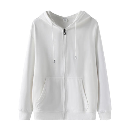Customize Oversize Hoodie High Quality Zip Up Hoodie Women's Sweatshirt Woman Clothes Sportwear Men's Top Cotton Tracksuit