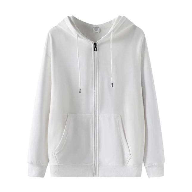 Customize Oversize Hoodie High Quality Zip Up Hoodie Women's Sweatshirt Woman Clothes Sportwear Men's Top Cotton Tracksuit