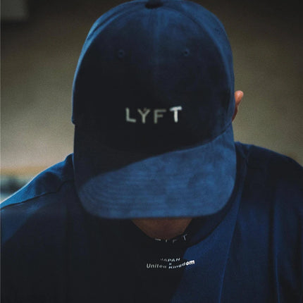 LYFT 100% Cotton Men's Gym T-Shirt Loose Fit Short Sleeve Sport Fitness Running Workout Training Shirt in Sizes M to XXXL