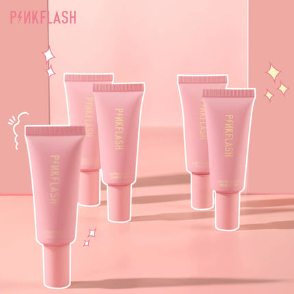 PINKFLASH Makeup Foundation Full Concealer Smooth Oil Control Matte Base Cosmetics Natural Make Up Look Face Foundation