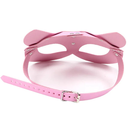 Sex Adult Products SM Sex Toy BDSM Female Leather Eye Mask & Heart Collar Cosplay Adult Mask Game Masquerade Party Face Masks