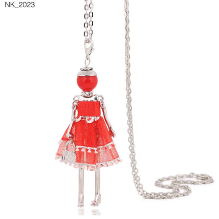 Cute Women Necklace Statement Lady Charm Long Trendy Necklace 2026 New Fashion Female Big Pendant Lovely Jewelry Gift Wholesale