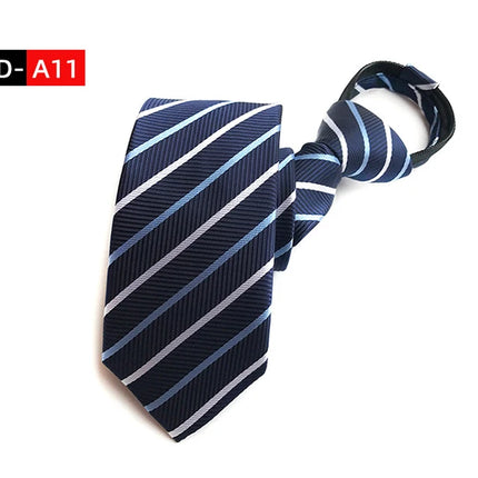 Men's Ties: Black Zipper Tie, Pre-tied Bow Tie, Women's Green Navy Blue Red Neckties, Classic 8cm Neckties for Men's Shirts, Zipper Cravat