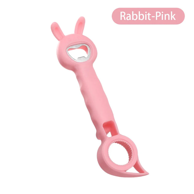Multifunctional Four-In-One Safety Can and Bottle Opener Household Jar Lid Twisting Device Home Tool