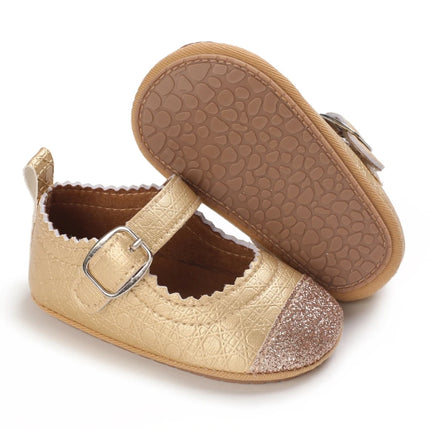 Breathable Newborn Baby Shoes Baby Boy Girl Shoes Girl Classic Bowknot Rubber Sole Anti-slip PU  Toddler Shoes First Walker