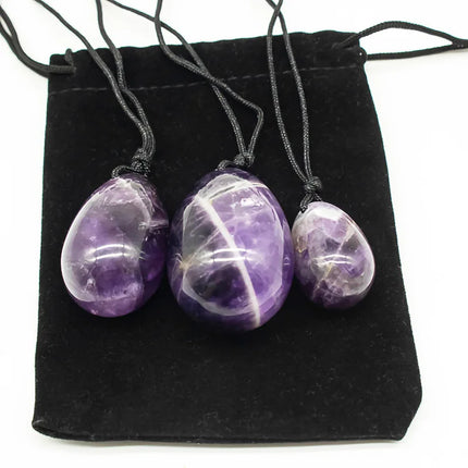 3PC Jade Stone Yoni Egg Set Natural Rose Quartz Vaginal Massage Eggs Ball Repair Vaginal Tightening Kegel Muscle Exercise Care