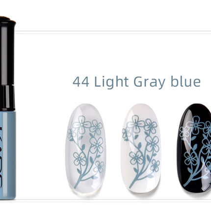 KADS Nail Polish Stamping Nail Art Lacquer 1Bottle/LOT Lacquer Nail Stamping Polish 47 Color Optional Template polish