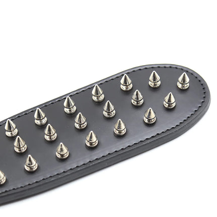 Leather Palm Clap Rivets Spanking Paddle whips Fetish Slave Bdsm Spank Flogger Fantasy Sexy Whip Gear Adult Game Cosplay