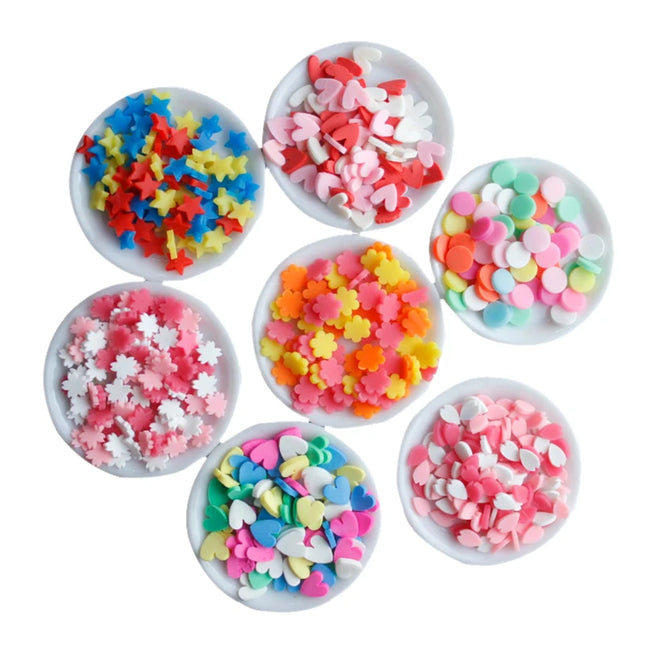 20g Fake Sprinkles Decoration For slime Filler DIY Slime Supplie simulation Candy Cake Dessert Accessories Toy for children Gift