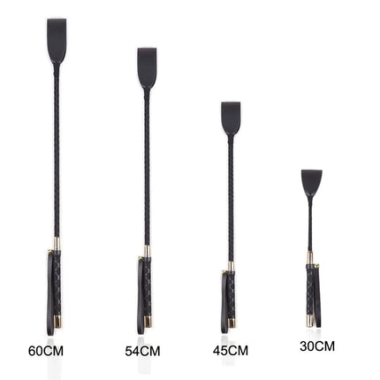 BDSM fantasy Bondage Boutique Slim Leather Riding Crop Whips paddle handle Fetish spank slave submission sex toys for couples
