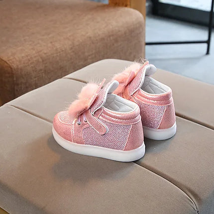 Children's Led Sneakers Girls Glowing Kids Shoes for Girls Luminous Girls Sneakers Baby Kid Shoes with Backlight Sole