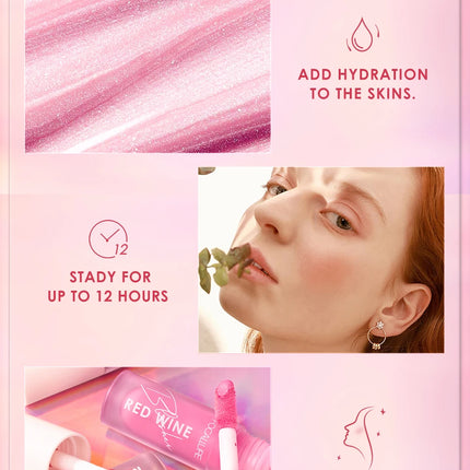 FOCALLURE Liquid Blusher 4 Colour Natual Makeup Face Blush Long-lasting Matte Make Up Hangover Red Wine Blush korean Makeup