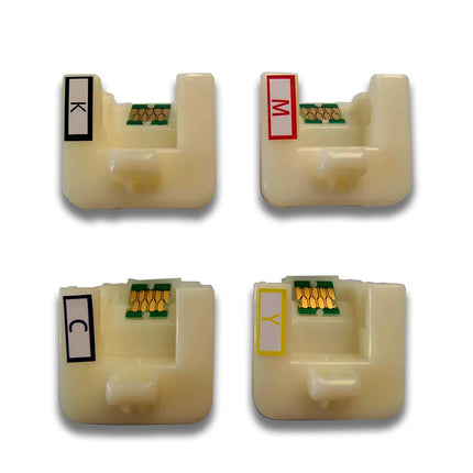 40pcs Cartridge Chip with Holder For Epson SureColor F6070 F6200 F6270 F7070 F7200 F7270 F9200 F9300 F9370 Ink Tank Chip