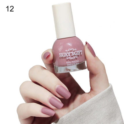 10ml Matte Nail Polish Convenient Water Proof Dry Quickly Resin Matte Set Nail Supplies for Professionals