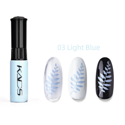 KADS Nail Art Stamping Polish 1 Bottle White Black Gold Stamping Nail Lacquer of Acrylic Paint Tool Beauty Decoration Vernish