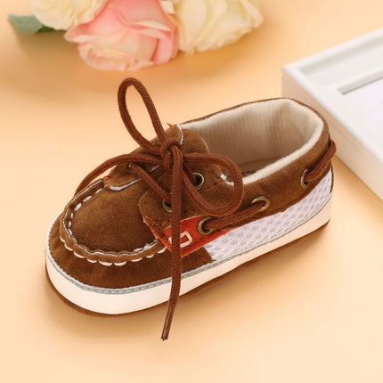 Tie one's shoes Baptism Newborn Baby Prewalker Girls Boys Casual Shoes Leather Non-Slip Soft-Sole Infant Toddler First Walkers