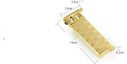 Japan Retro Gold Thin Wheel Kerosenes Lighter Metal Portable ultra-thin Gasolines Flint Wick Lighter for Men's Cigarette Gift