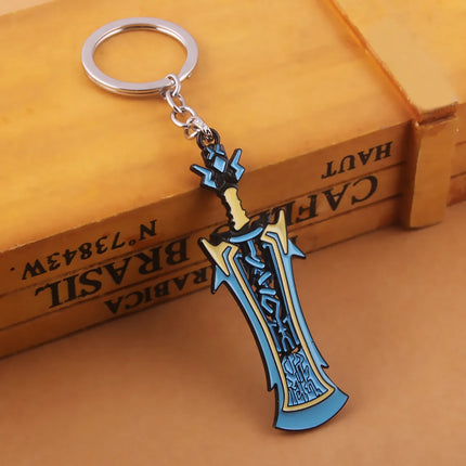 Game Xenoblade Chronicles 2 Key chains Metal MONADO Pyra Mythra Sword Rex Core Chaveiro Keyrings car Key Chain Jewelry