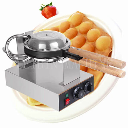 110V 220V Commercial Electric Egg Bubble Waffle Maker Machine Eggettes Puff Cake Iron Maker Machine Bubble Egg Cake Oven